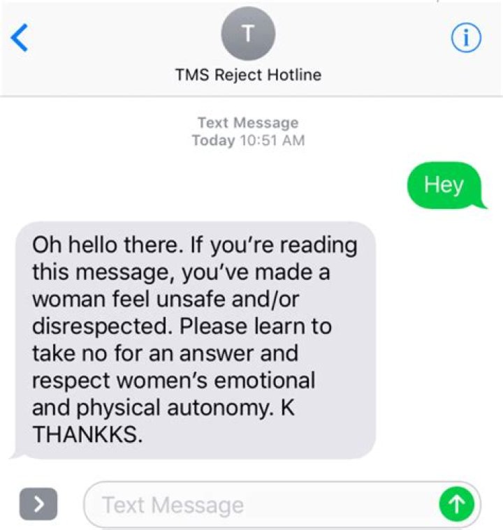 What Is The Mary Sue Rejection Hotline And What Does It Text Creepy Guys