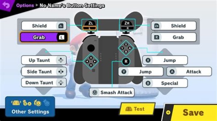 What is the smash button on switch?