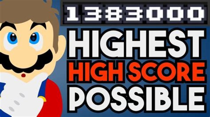 What’s the highest score in Mario?