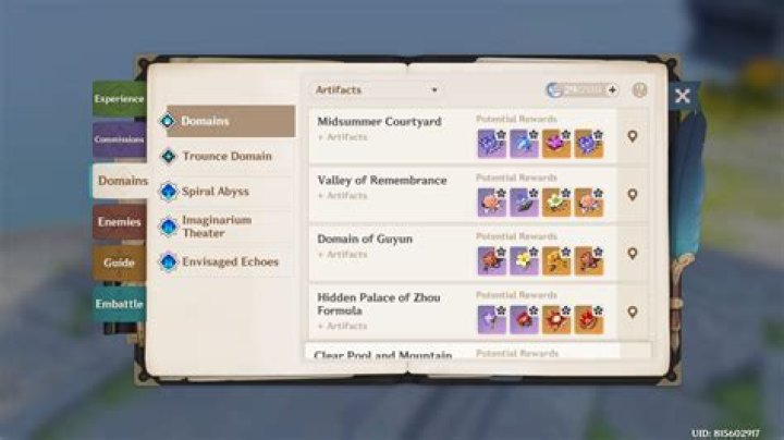 Where do I get a 4 star Artifact in Genshin Impact?