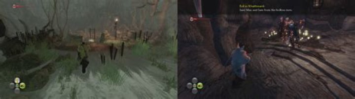 Where is the demon door in Wraithmarsh?