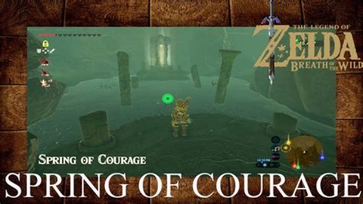 Where is the dragon that consumes the spring of courage?