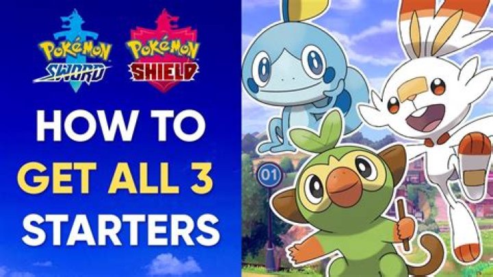 Which Pokémon game can you get all 3 starters?