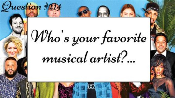 Who’s Your Favorite Artist?