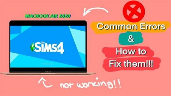Why can’t I play Sims 4 on my MacBook air?