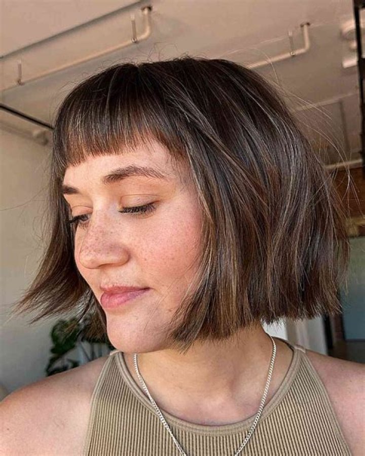 Why Everyone Seems to Be Getting Blunt Bangs