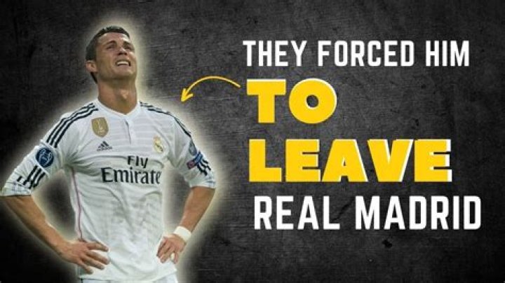 Why Ronaldo made the decision to leave Real Madrid