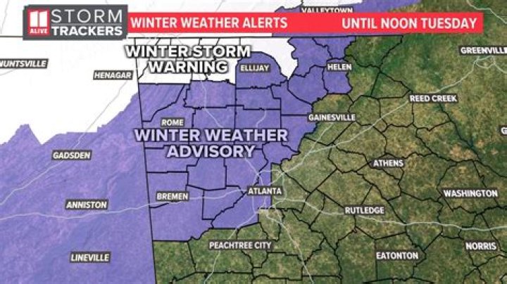Will it snow in Georgia this week