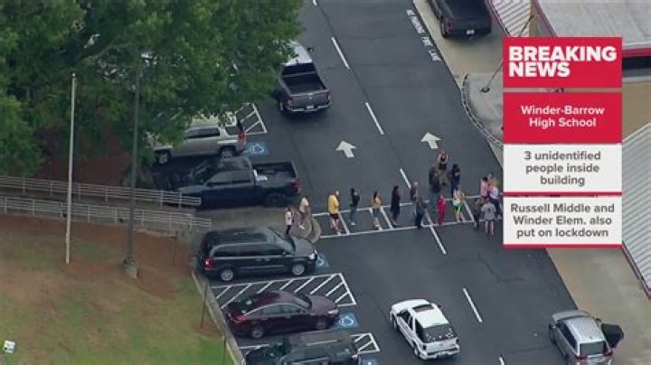 Winder Barrow High lockdown Thursday August 3 scene cleared