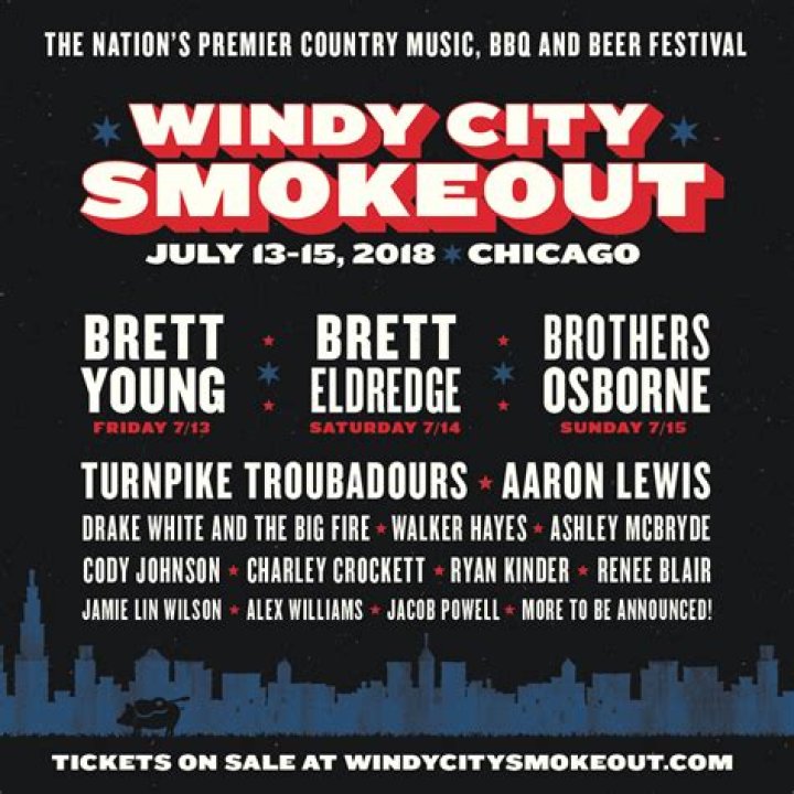 Windy City Smokeout Announces 2018 Lineup