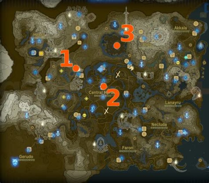 Zelda BoTW Hestu Locations - Inventory Upgrade Vendor