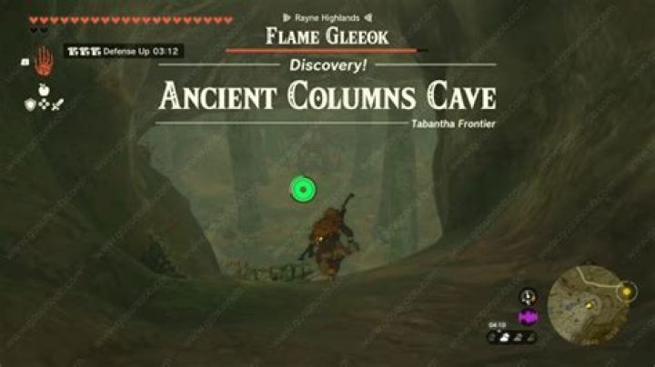 Zelda TOTK Ancient Columns Cave Puzzle Solution